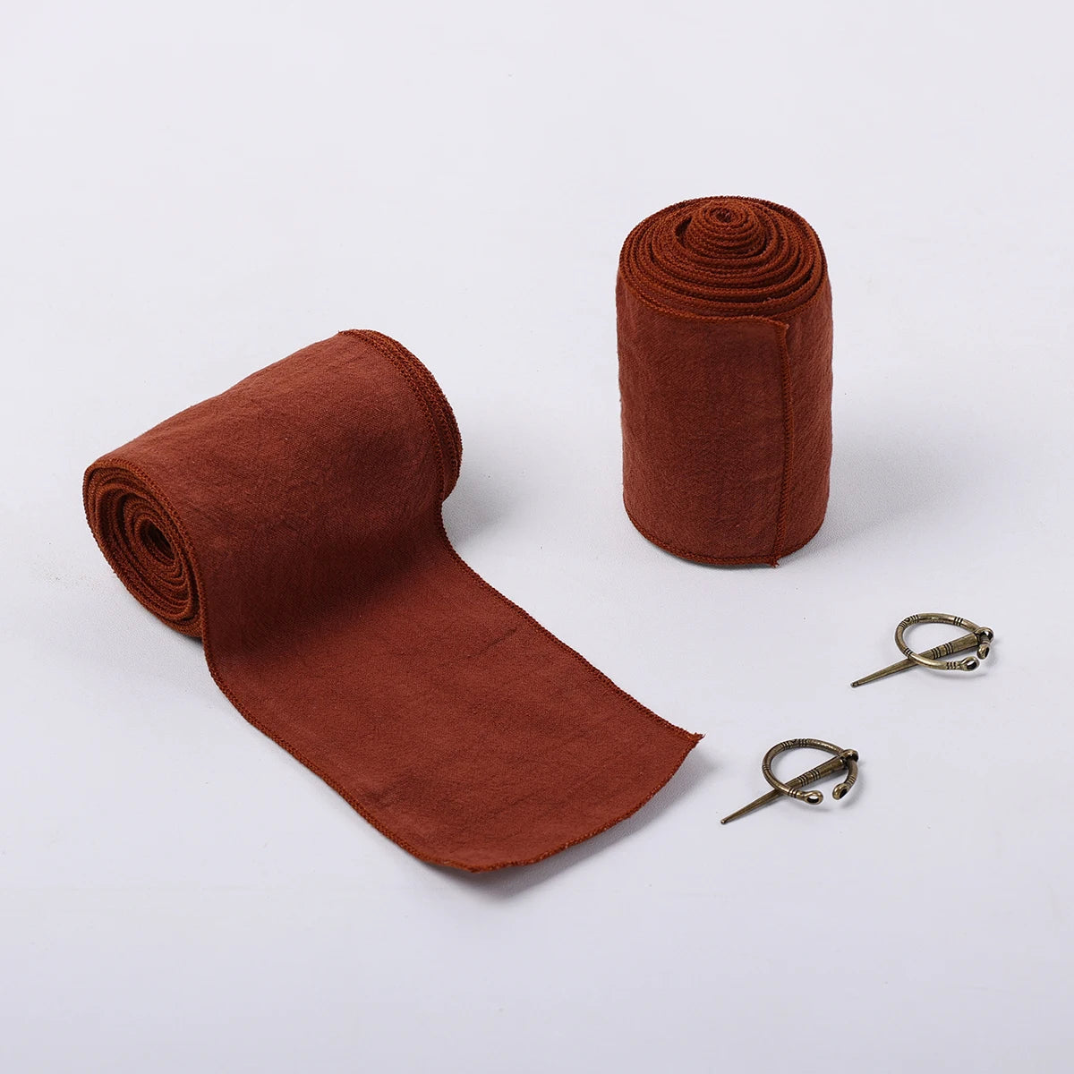 Medieval LARP SCA Viking Putties Leg Wraps With Clasps Vintage Mens Viking Pirate Costumes Cosplay Accessories