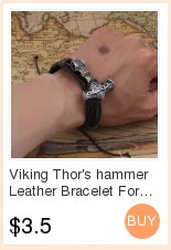dropshipping 1pcs thor's hammer mjolnir bracelet viking scandinavian norse viking bracelet Men gift