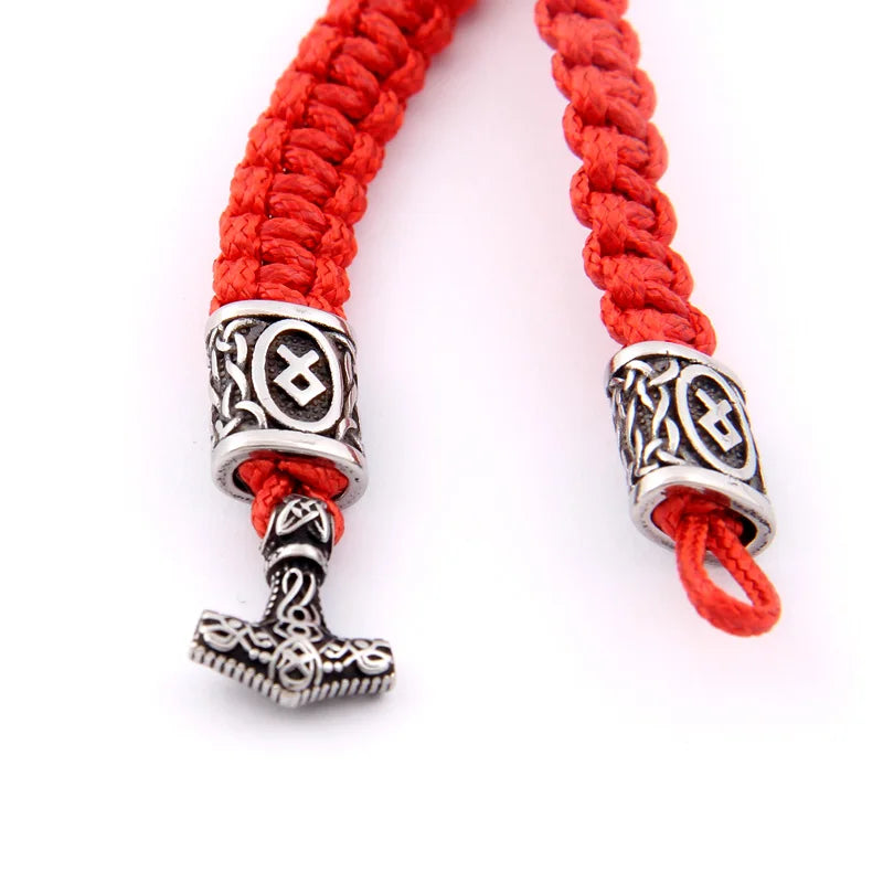 dropshipping 1pcs thor's hammer mjolnir bracelet viking scandinavian norse viking bracelet Men gift