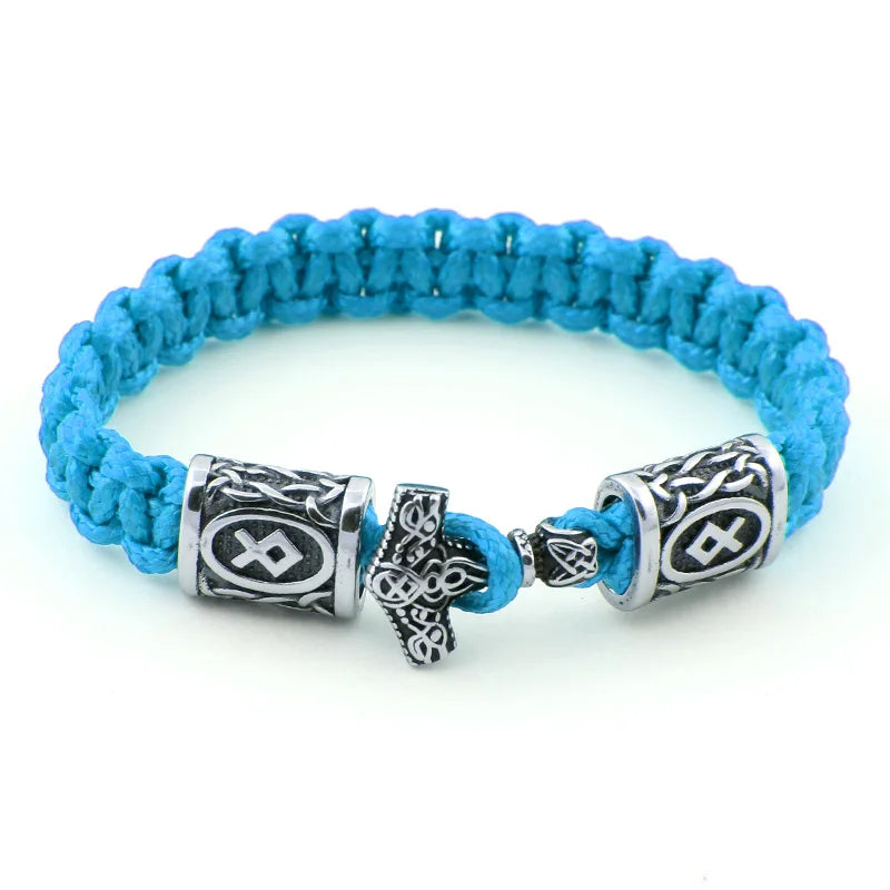 dropshipping 1pcs thor's hammer mjolnir bracelet viking scandinavian norse viking bracelet Men gift