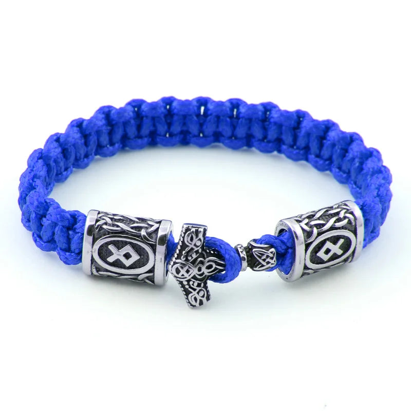 dropshipping 1pcs thor's hammer mjolnir bracelet viking scandinavian norse viking bracelet Men gift