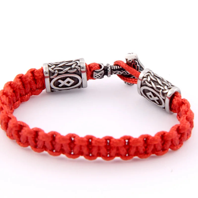 dropshipping 1pcs thor's hammer mjolnir bracelet viking scandinavian norse viking bracelet Men gift