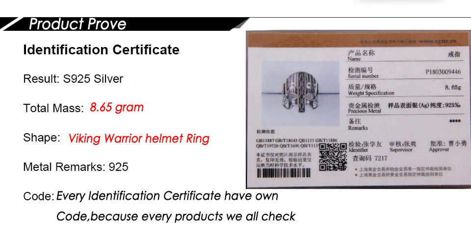 sterling silver 925 viking Warrior helmet adjustable ring as gift with vintage wood viking box