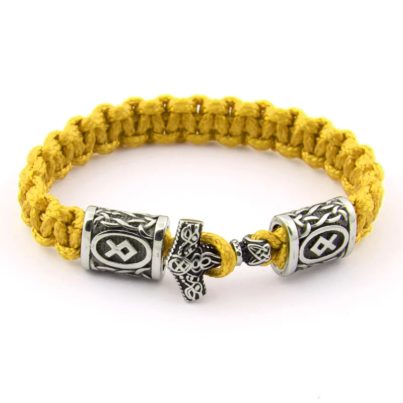 dropshipping 1pcs thor's hammer mjolnir bracelet viking scandinavian norse viking bracelet Men gift