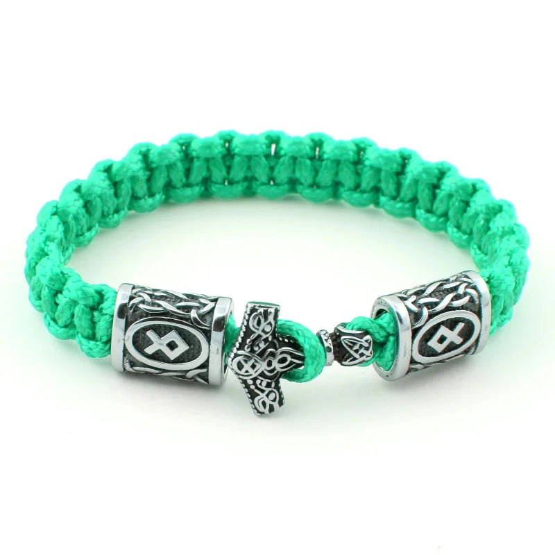 dropshipping 1pcs thor's hammer mjolnir bracelet viking scandinavian norse viking bracelet Men gift