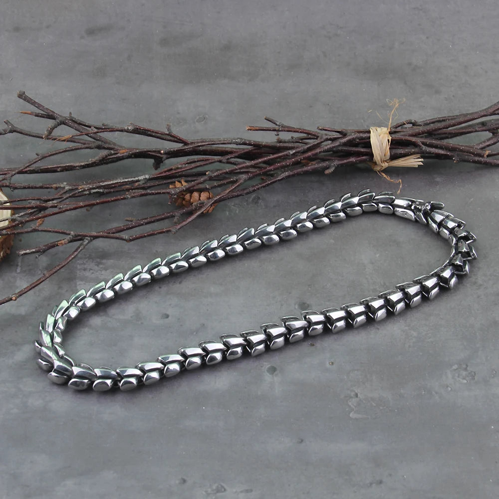 Viking snake vintage punk Necklace for men never fade stainless steel fashion Jewelry hippop street culture