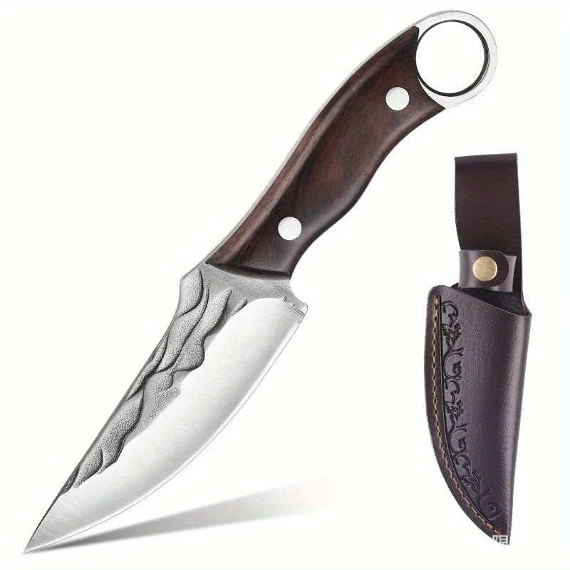 Kitchen Knife Meat Professional Stainless Steel Cleaver Boning Slicer Butcher Fruit Camping Multipurpose Sharp Knife