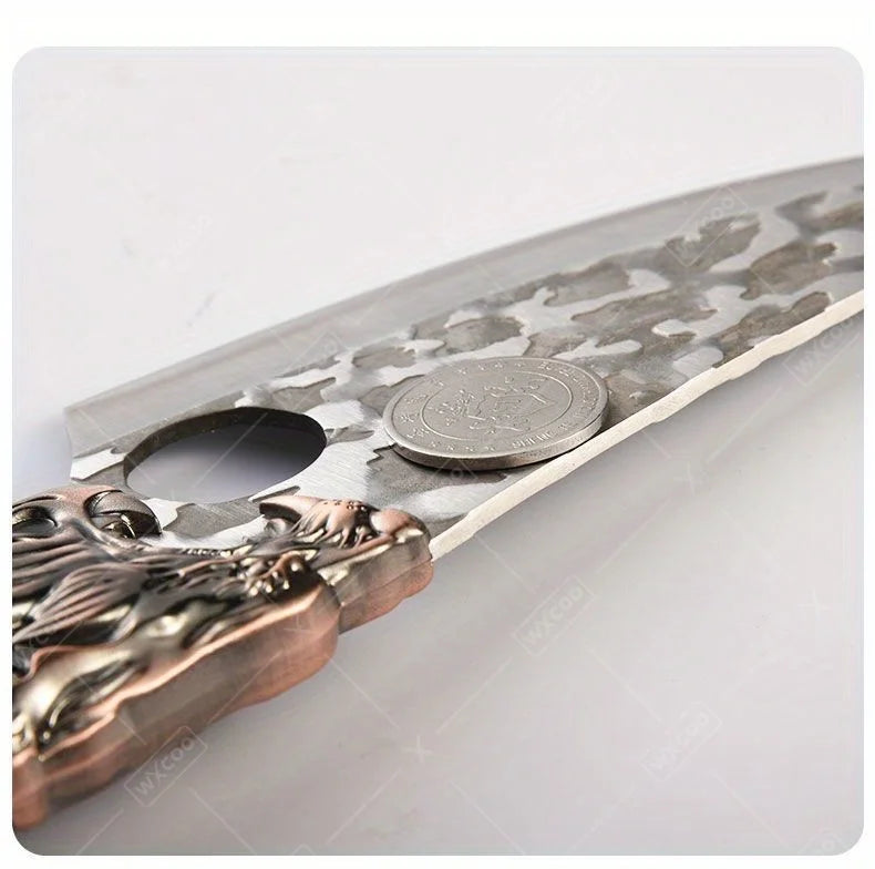 6Pcs Professional Kitchen Chef Knife Set Stainless Steel Utility Knife Boning Knife Butcher Knife Fish Knife Cutting Knife