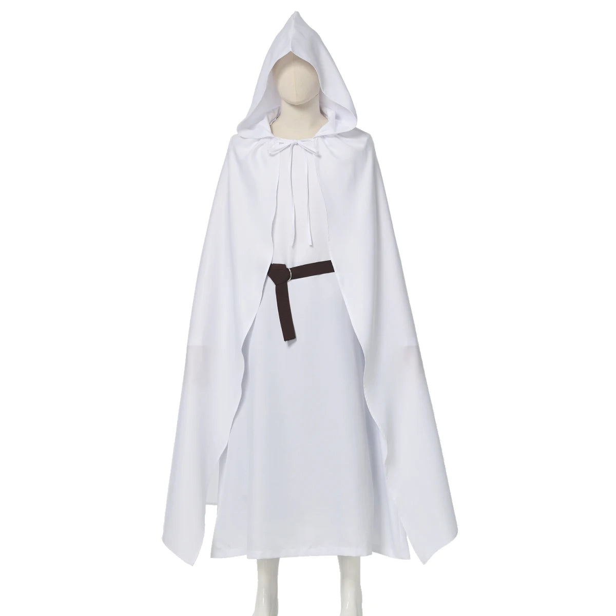 Medieval Tunic Cloak Outfit for Men Halloween Costume Adult Witch Pagan Friar Costumes