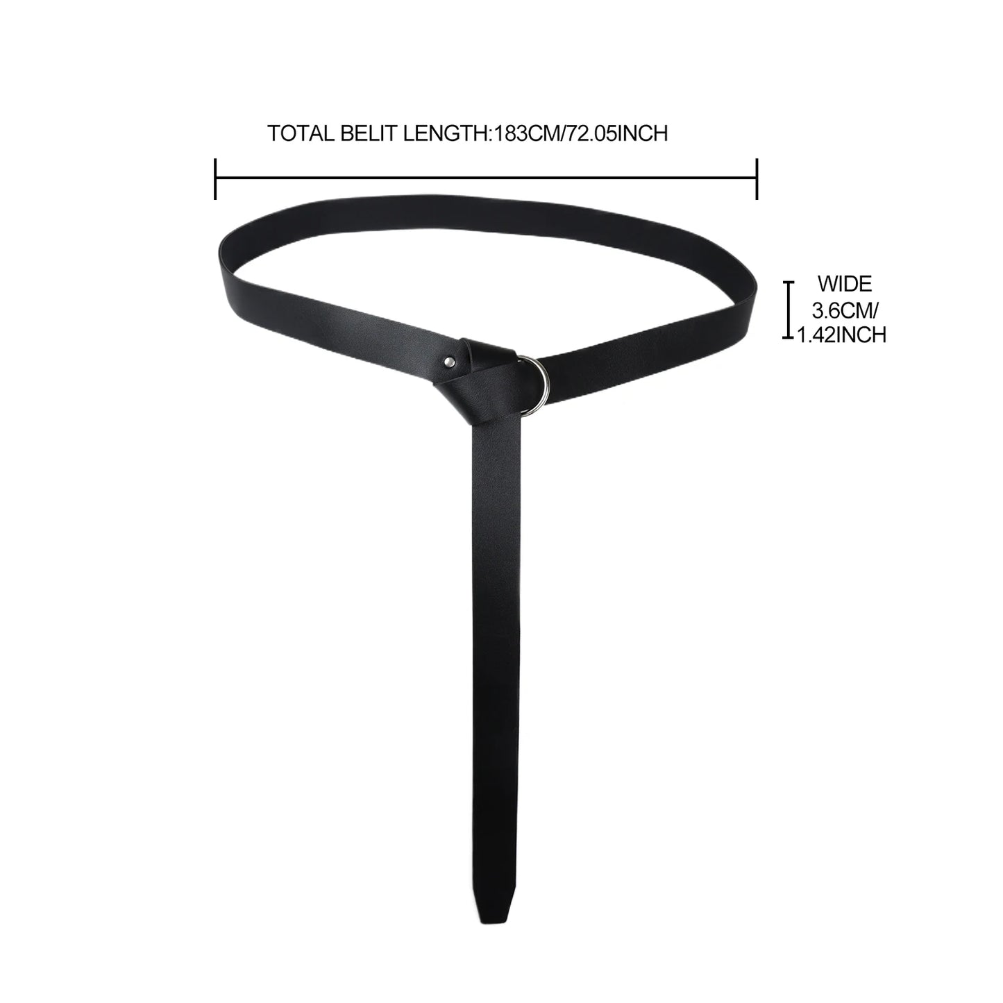 1 piece Medieval Vintage Knight PU Leather Belt Viking Warrior Style Belt Unisex Anime Accessories Belt