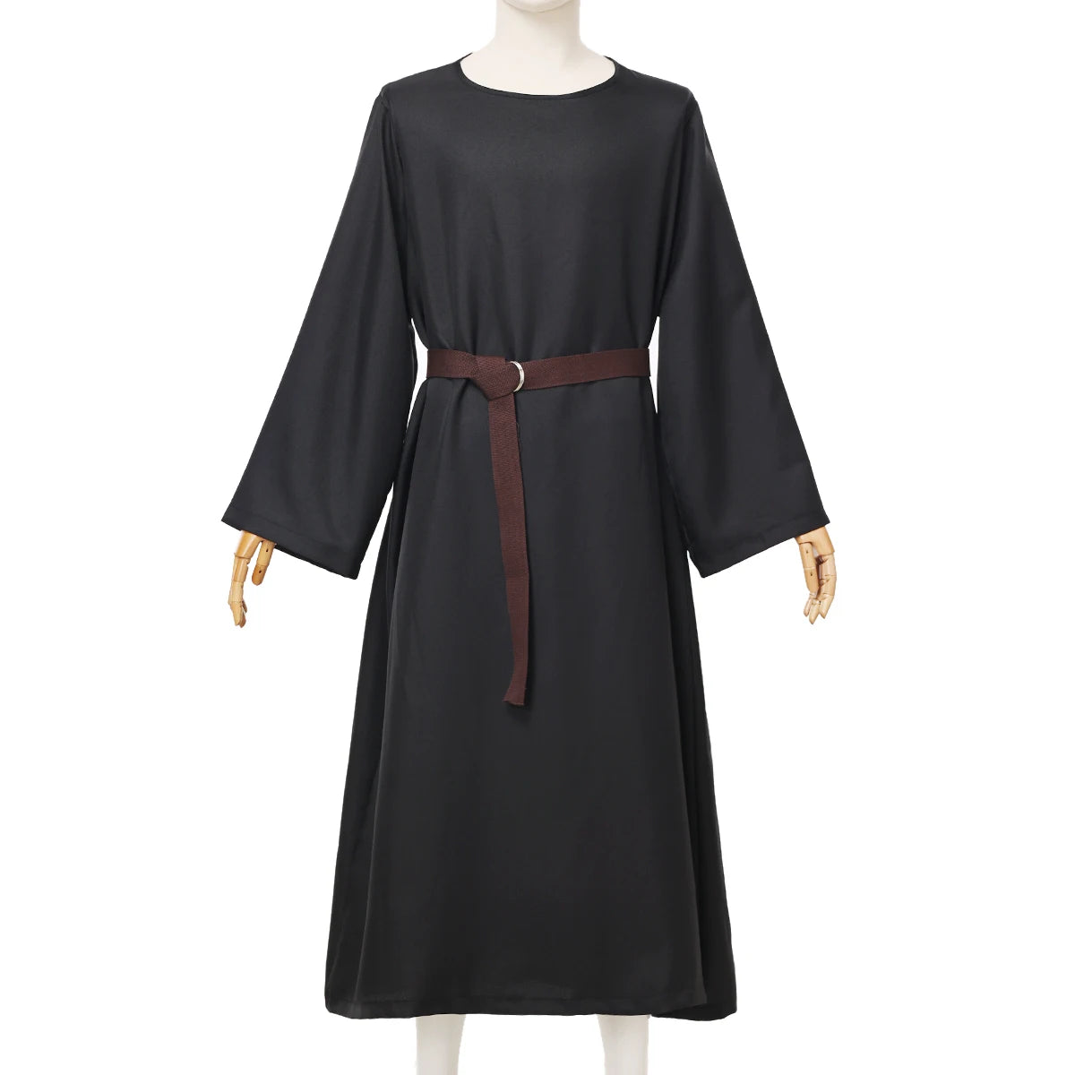 Medieval Tunic Cloak Outfit for Men Halloween Costume Adult Witch Pagan Friar Costumes