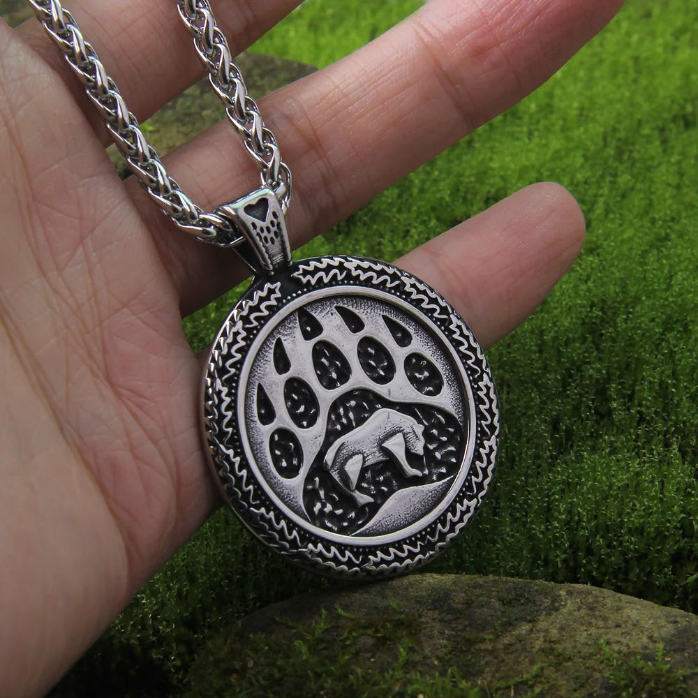 Viking Necklace Bear Claw
