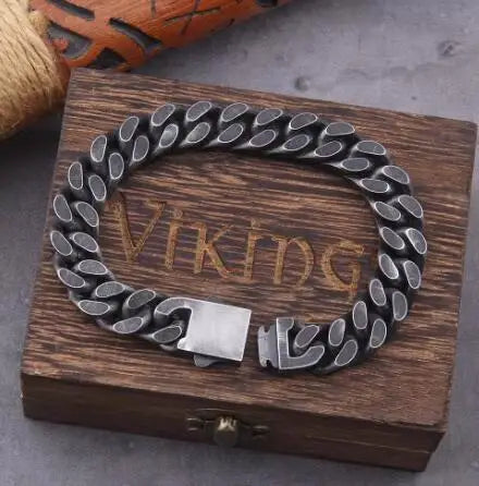 Viking Ouroboros bracelet stainless steel