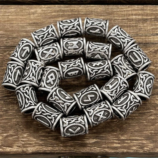 Norse Runes Beads Vikings Runic Letter Bead 1pc