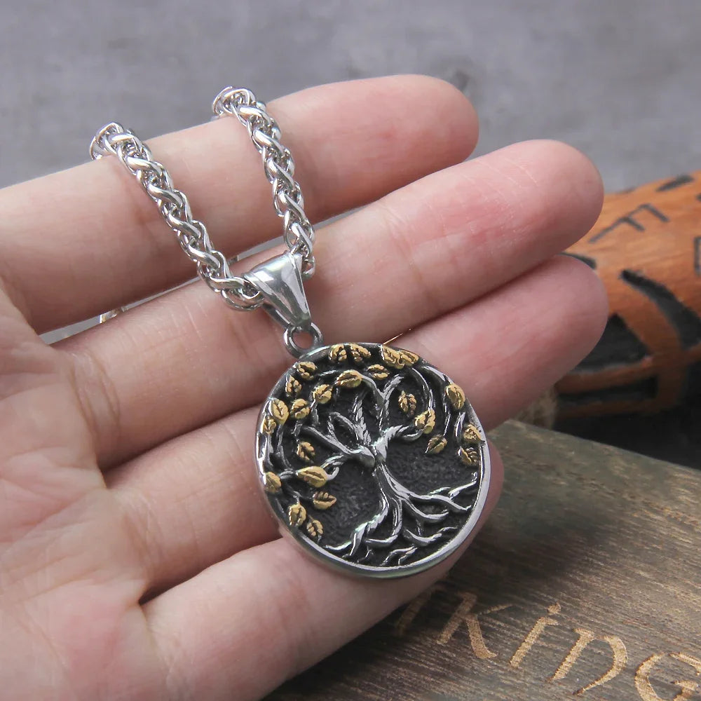 Tree of Life Stainless Steel Necklace