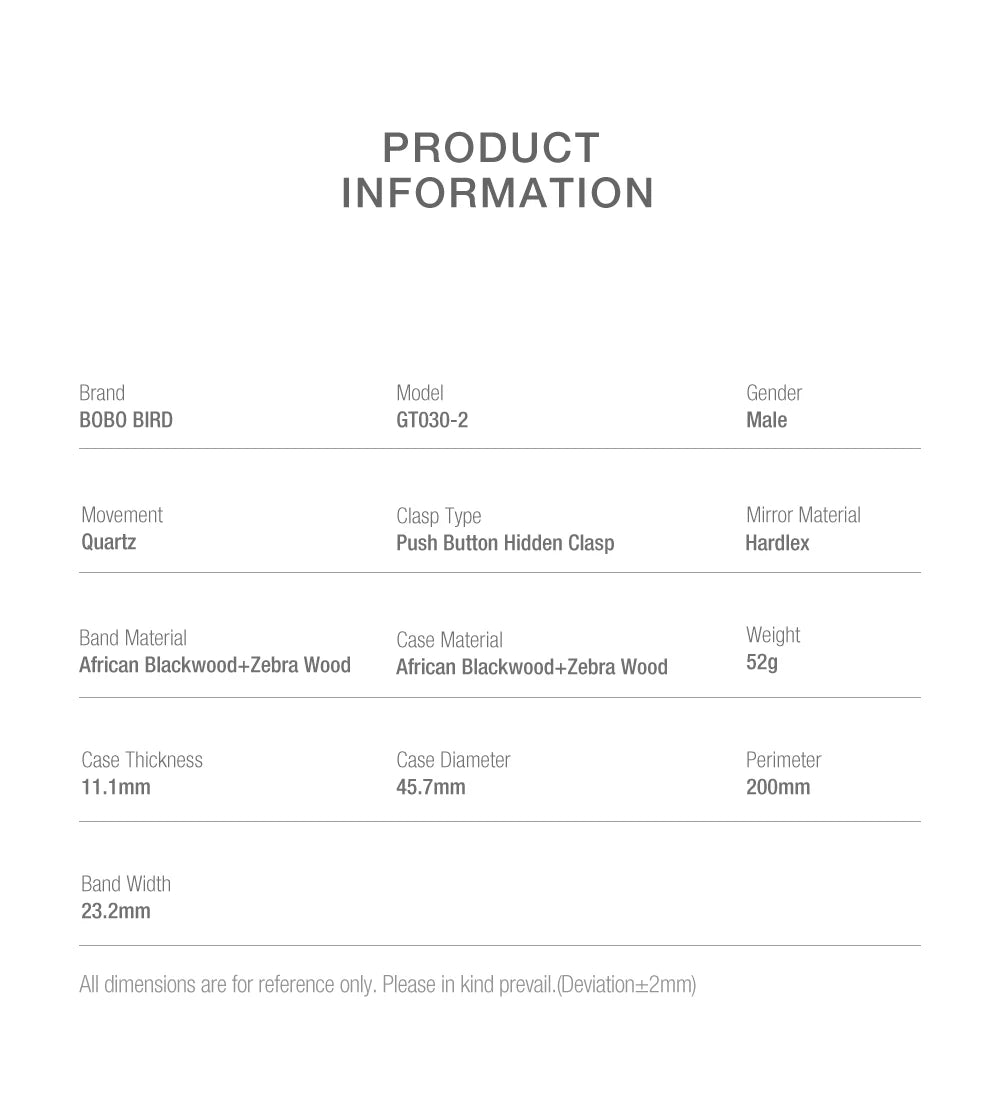 Viking Men's Watch Wooden Wristwatch