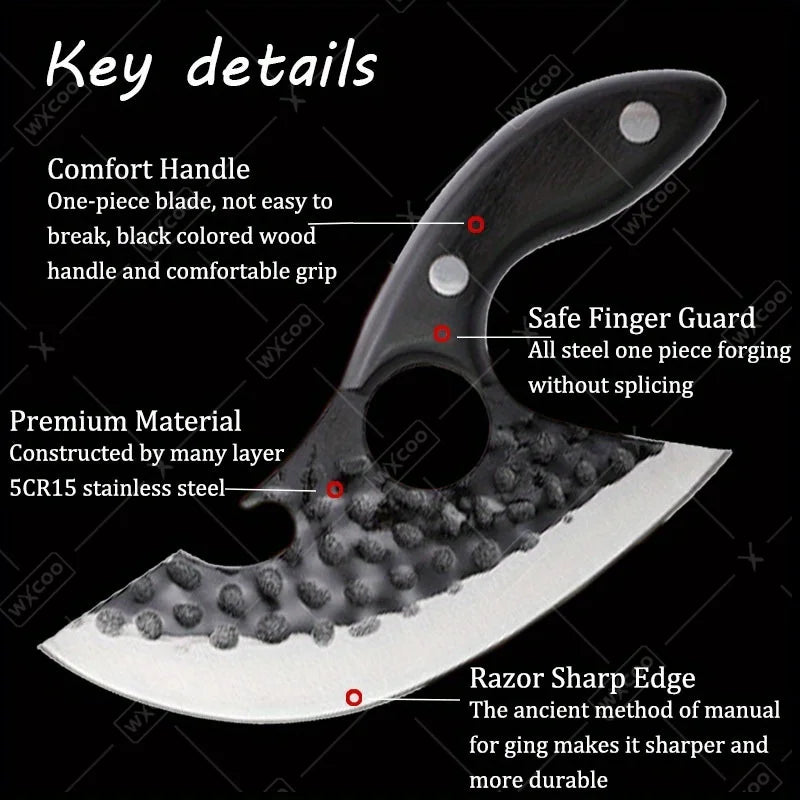 1 PC Multipurpose Kitchen Chef Knife Portable Knife Professional Outdoor Cutting Machete Fish for Kitchen Convenience