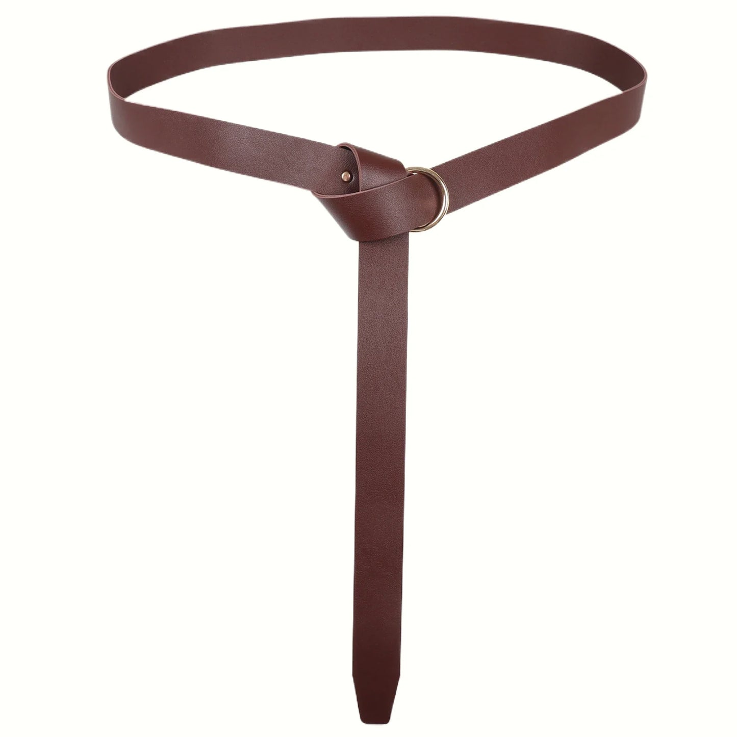 1 piece Medieval Vintage Knight PU Leather Belt Viking Warrior Style Belt Unisex Anime Accessories Belt