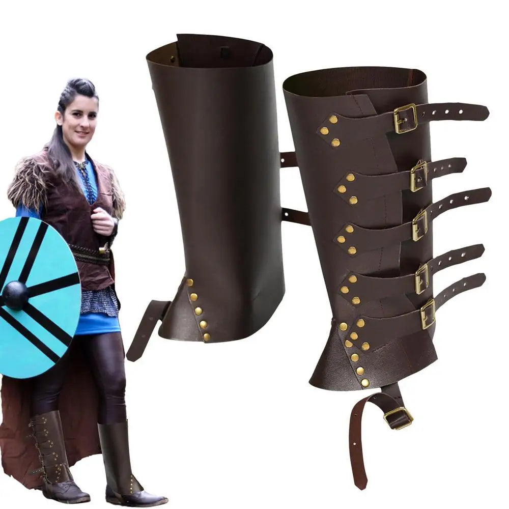 Viking Medieval Boot Gaiter Armor Guard