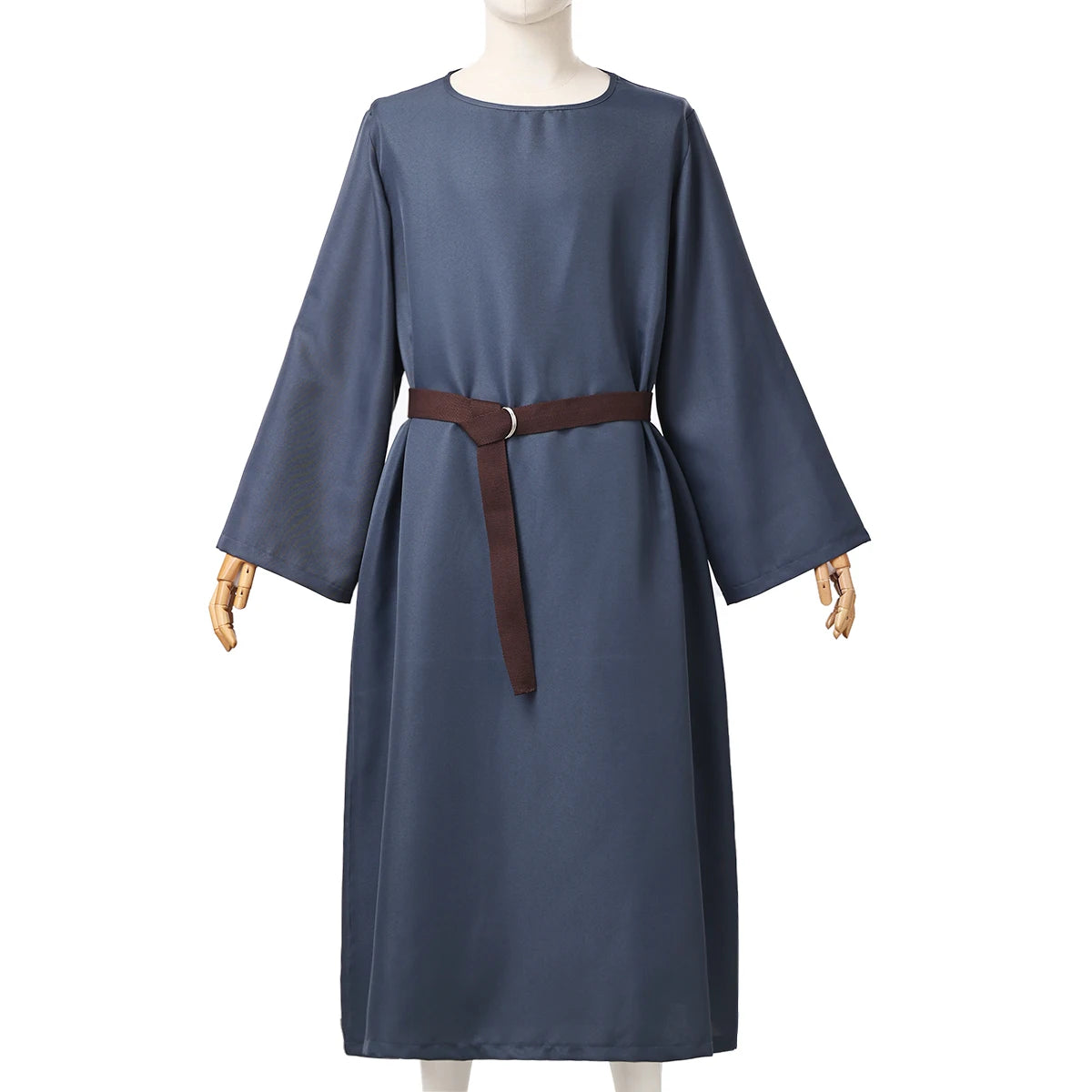 Medieval Tunic Cloak Outfit for Men Halloween Costume Adult Witch Pagan Friar Costumes
