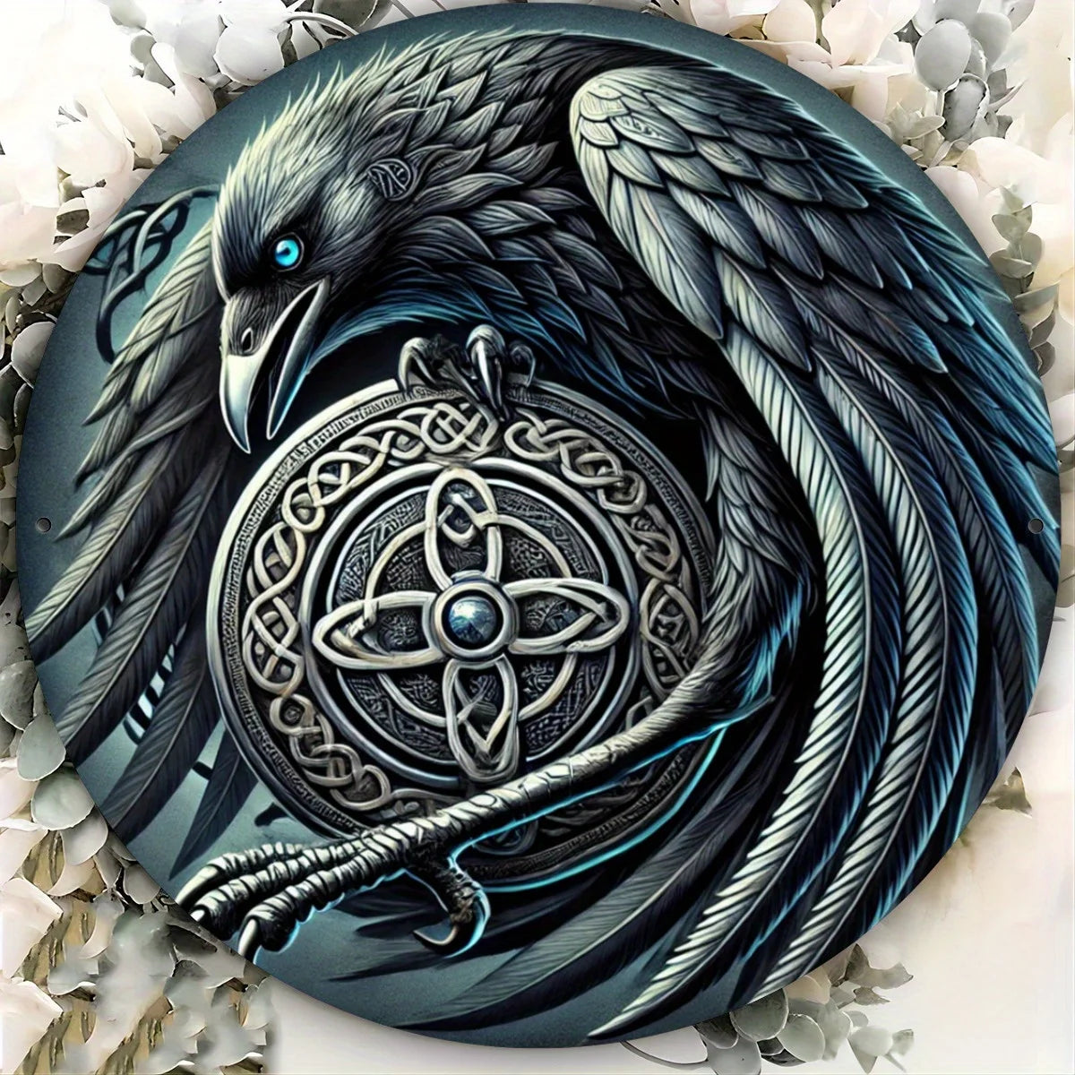 Viking-Inspired 7.8" Aluminum Metal Sign - HD Print, Waterproof \u0026 Rust-Proof for Home, Office \u0026 Coffee Shop Decor
