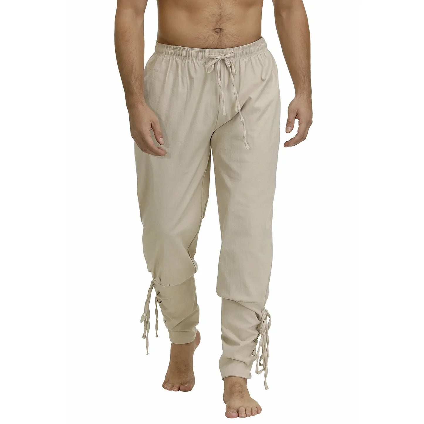 High Waist Lace Up Viking Trousers