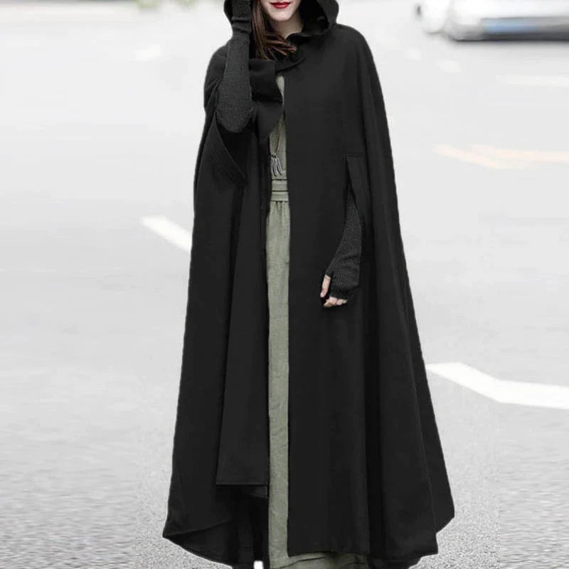 Winter hooded cloak hot sale