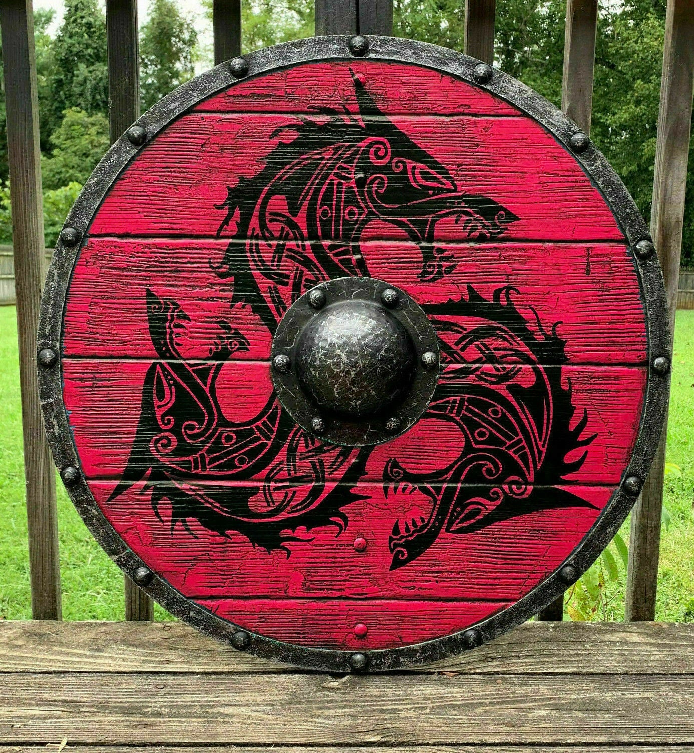  vikings viking fenrir shieldmaiden Lagertha shield