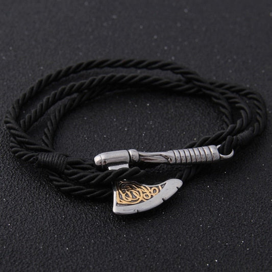 Viking Bracelet - Golden Viking Axe