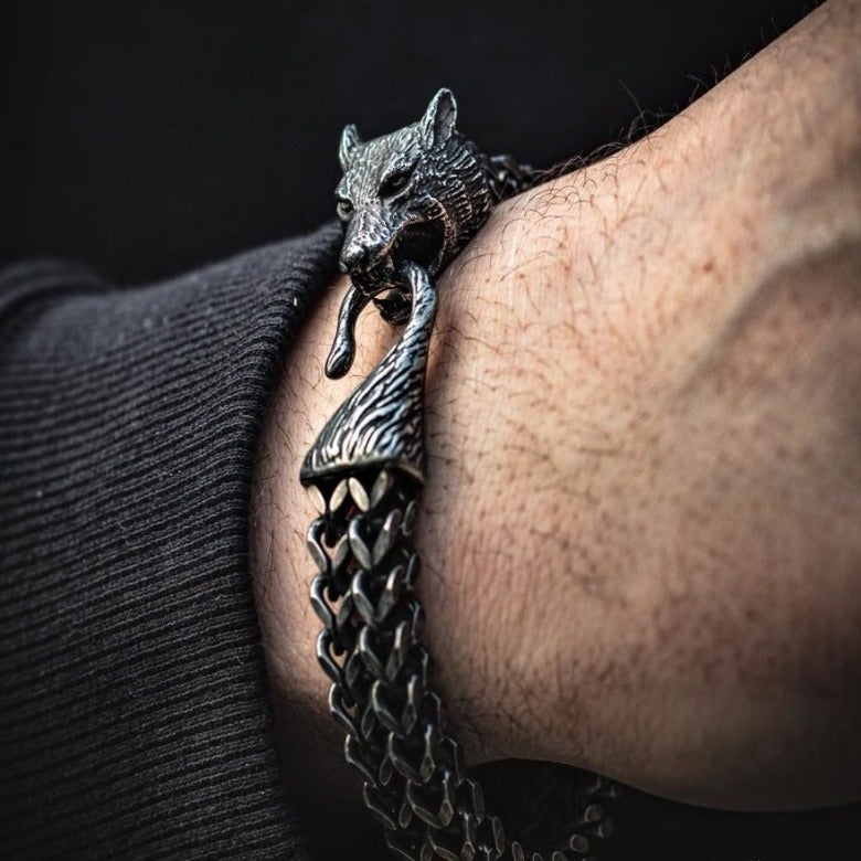 Viking Bracelet - Fenris wolf
