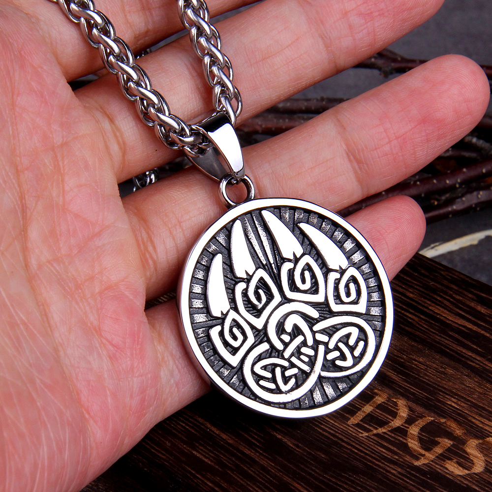 Viking Necklace - Bear Paw