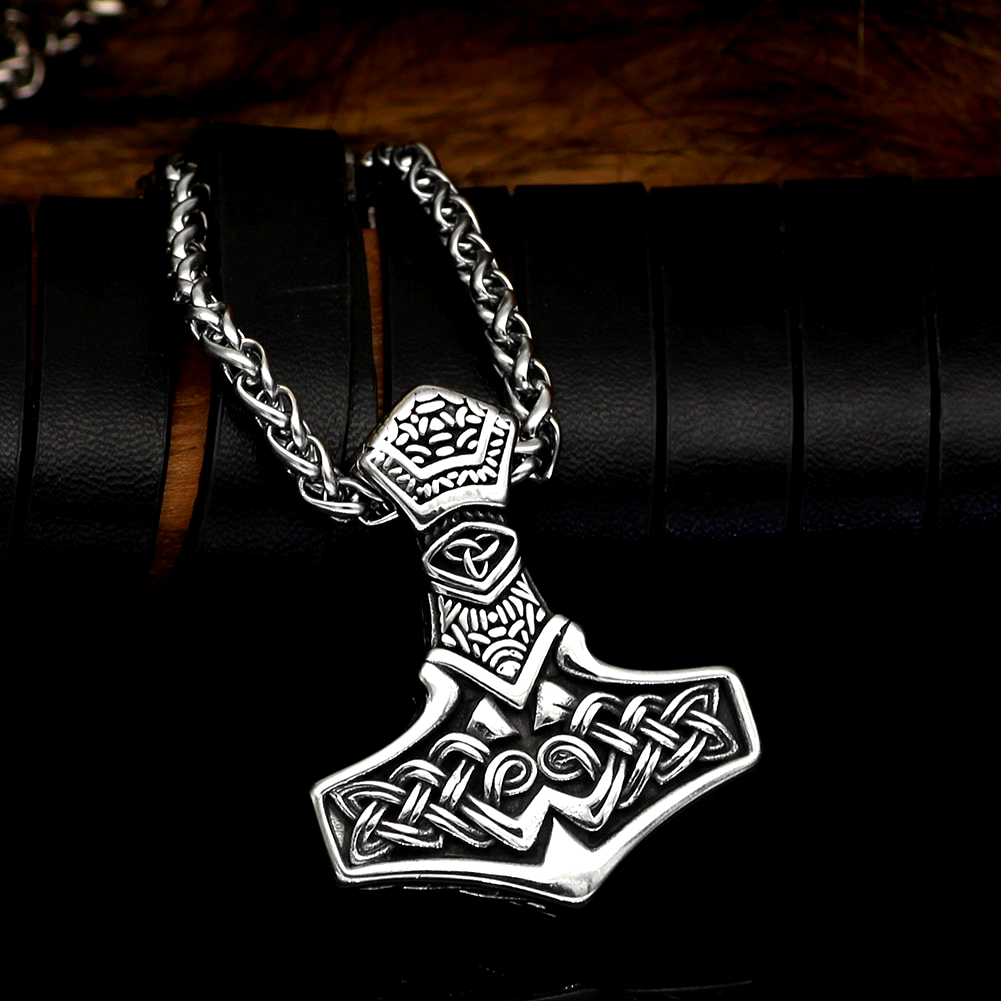 Thors Hammer Necklace - Triskelion