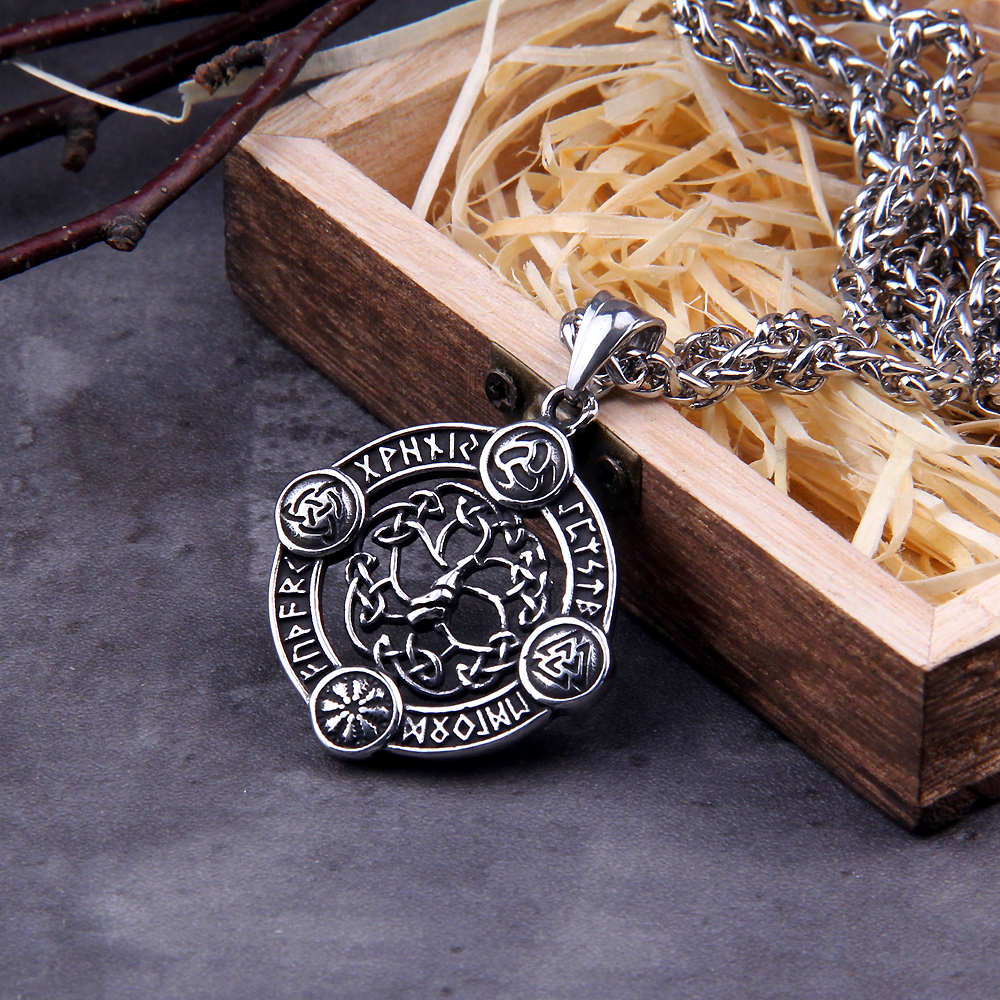 Viking Necklace Nordic symbols Vikings of Valhalla US