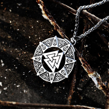 Viking Necklace - Valknut Symbol