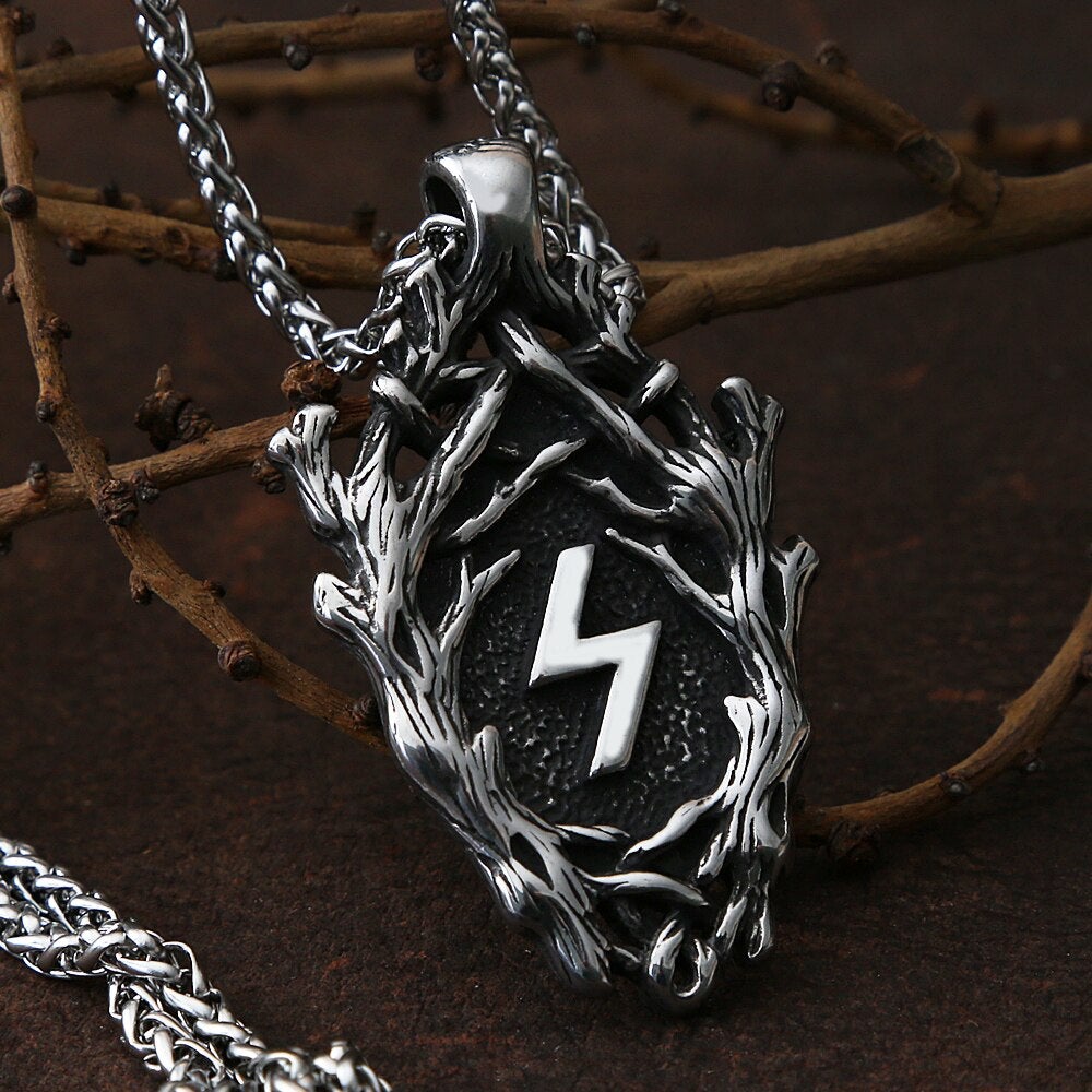 Viking Necklace - Sun Rune