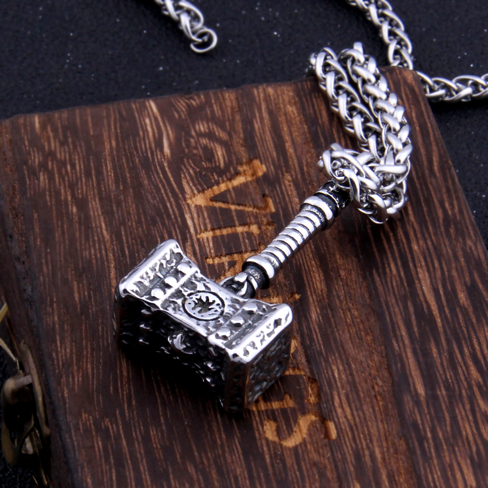 Thors Hammer Necklace - Thunder God Mjolnir