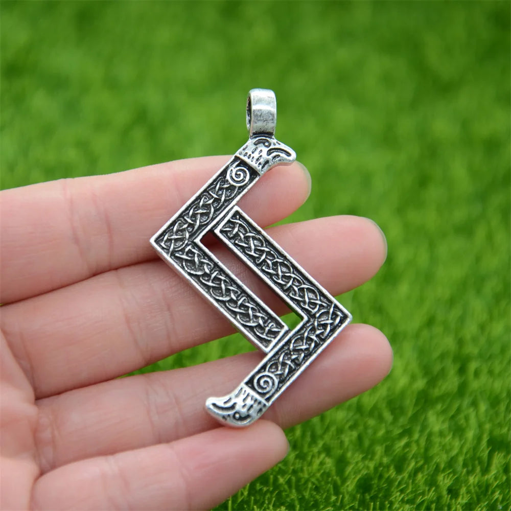 Unic Wolf Viking Wolf Runic Fehu Norse Necklace – Vikings of Valhalla US