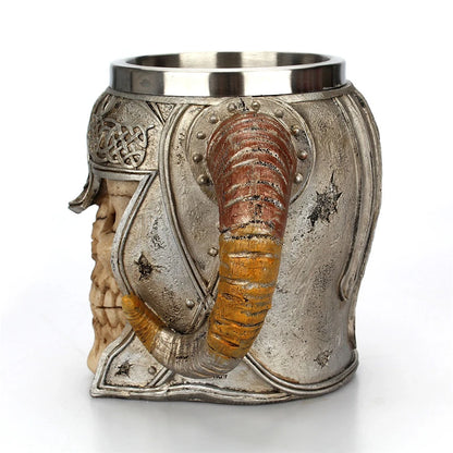 Viking Skull Mug Stainless Steel