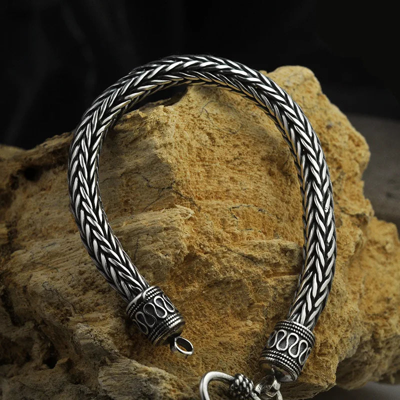 Sterling Silver Vikings Bracelet