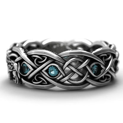 Viking Nordic Mythology Giant Wolf Ring Defense Totem
