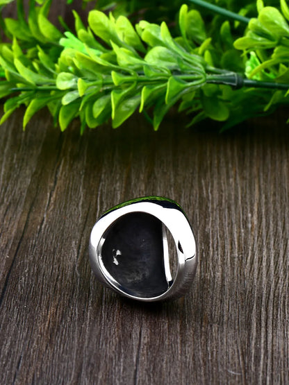 Stainless Steel Tree of Life Signet Ring