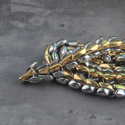 Viking snake Necklace stainless steel