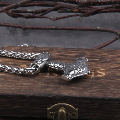 Thor Hammer Mjolnir Necklace