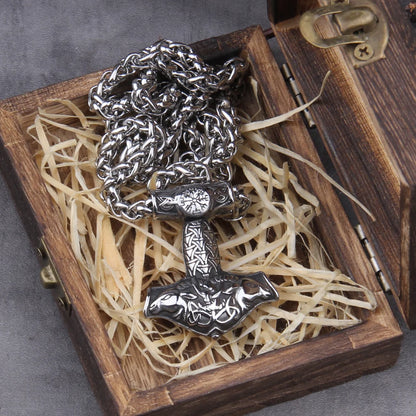 Thor Hammer Mjolnir Necklace