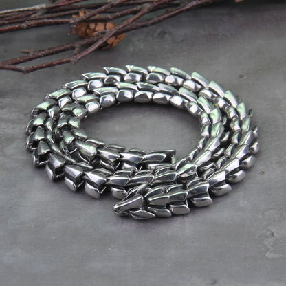 Viking snake Necklace stainless steel