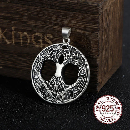 sterling silver Norse Tree of Life necklace