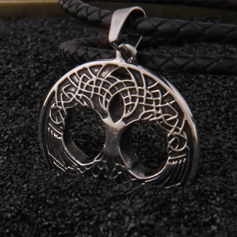 sterling silver Norse Tree of Life necklace