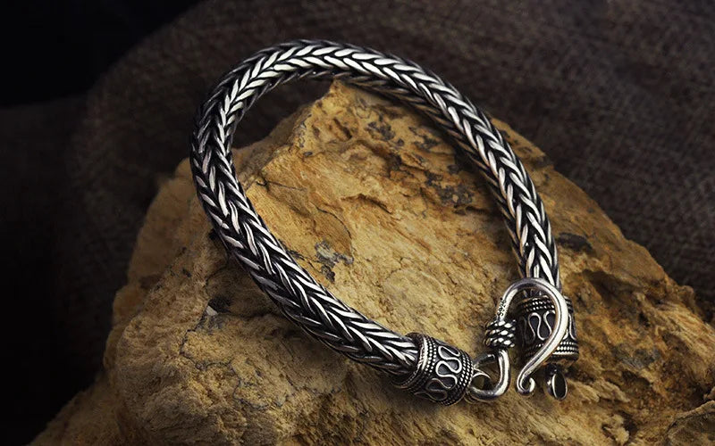 Sterling Silver Vikings Bracelet