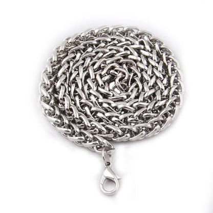 925 Sterling Silver Viking wolf thor's hammer pendant necklace with real leather and keel chain as gift