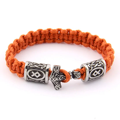 dropshipping 1pcs thor's hammer mjolnir bracelet viking scandinavian norse viking bracelet Men gift